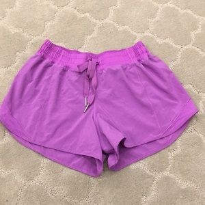 Lululemon size 8 purple shorts